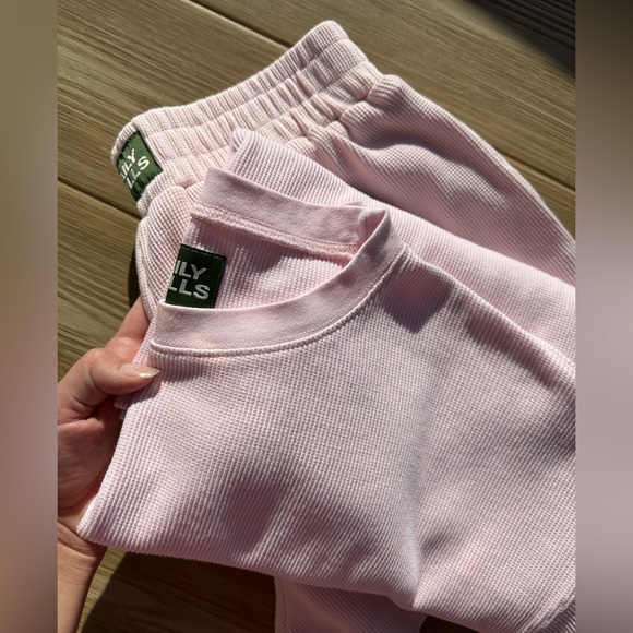 Daily Drills Pink Ribbed Top - Picture 15 of 16